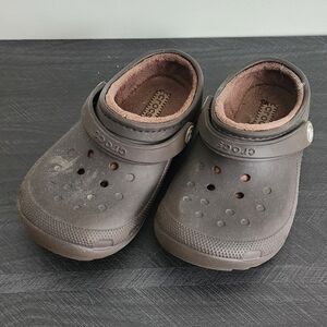 Crocs Dual Crocs Comfort boys Gray Slip On Crocs Size 1